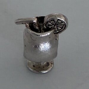 Tropical Cocktail Bracelet Charm Slide Bead